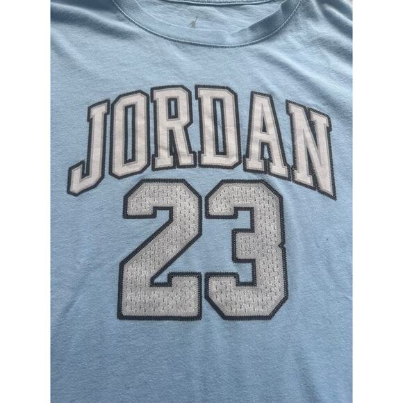 Michael Jordan #23 UNC Blue Tee Kids L / Adult XS - Picture 1 of 7